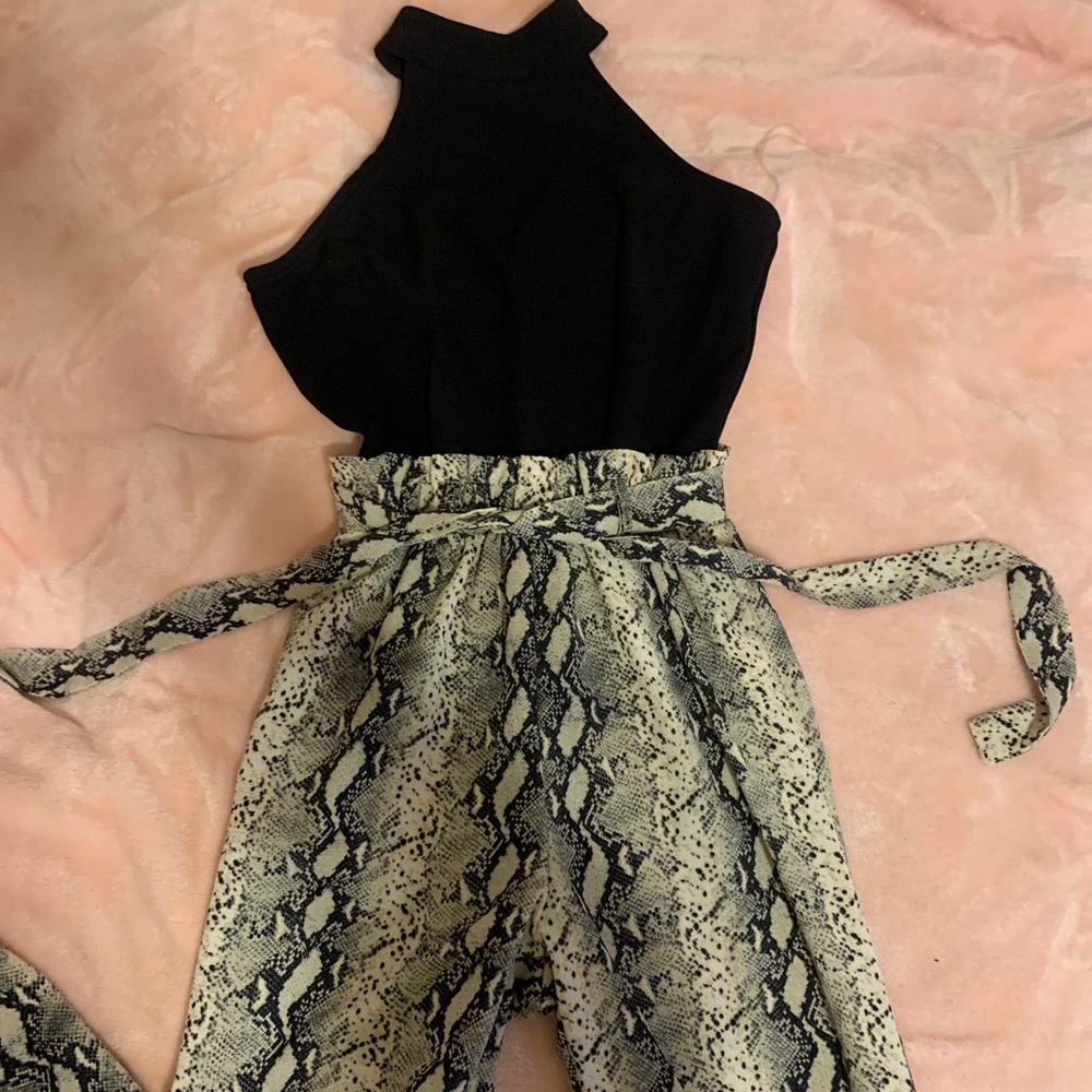 Snake skin jumpsuit